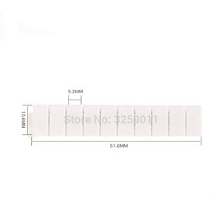 10 STKS ZB5 Rail Terminal Blok Markering Labels Markering Tags Blanco Wit voor UK-3N Plastic Wit