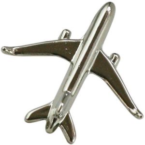 Airbus A350 Mini Badge, Metalen, Vliegtuig Vorm Broche, zilver/Goud Speciale Souvenir Voor Filght Crew Pilot Avaiton Lover