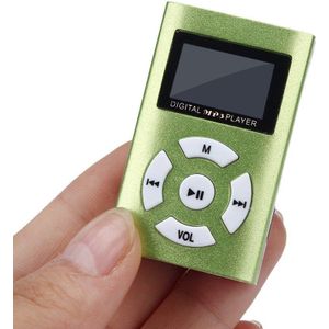 Mini MP3 Player Lcd-scherm Metal Case Muziek Media MP3 Ondersteuning 32 Gb Micro Sd Tf Card Usb Lange Tijd muziekspeler