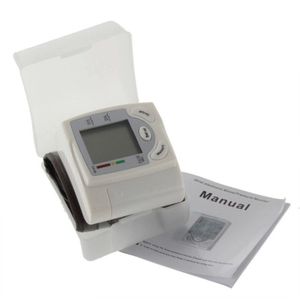 Smart Automatische Digitale Pols Manchet Bp Bloeddrukmeter Pols Meter Apparaat Pulse Bloeddrukmeter Hartritme Machine