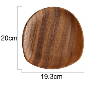 HOCHO Essenhout Mini Dienblad Budget – 200x100x15 mm – Compact en Luxe