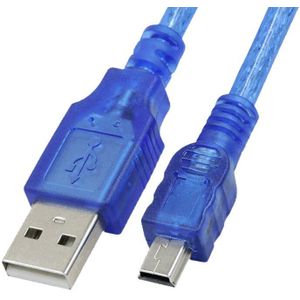 Mini Usb Naar Usb 2.0 Kabels 5pin Gegevens Charging Cable Cord Adapter Male Naar Male Usb Verlengkabel Voor Tablet pc MP3 Mobiel