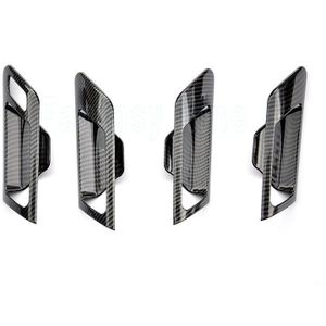 Carbon Fiber Gedrukt Auto Window Control Deurklink Panel Cover Moulding Trim Voor Volkswagen Golf 6 styling