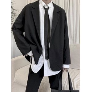 Oversized Blazers Vrouwen Mannen Jasje Koreaanse Hong Kong Stijl Lente/Herfst Top 2022 Losse Retro Lente/Herfst enkele Knop