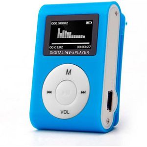 5 Kleuren Hifi Mini Usb Clip MP3 Speler Lcd-scherm Ondersteuning 32Gb Micro Sd Tf Card Cardslick Stijlvolle sport Compact In Voorraad