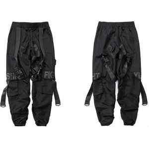 11 Bybb&#39;s Dark Multi Pockets Brief Print Lint Cargo Broek Streetwear Casual Harajuku Joggingbroek Hip Hop Joggers Mannen Broek