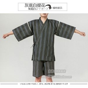 Katoen Yukata Japanse Kimono Traditionele Herenkleding Japan Pyjama Mannen Nachtkleding Lounge Thuis Kleding Past 062512