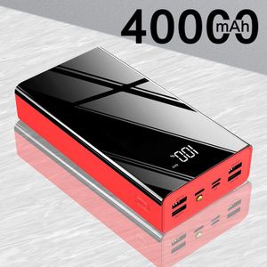 40000Mah ~ Power Bank 40000Mah Draagbare Opladen Powerbank 4 Usb Type C Poverbank Externe Batterij Oplader