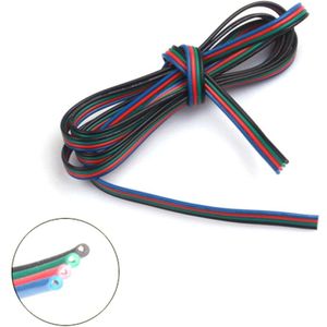 1 m 5 m 10 m 4 PIN RGB Led draad kabel LED RGB verlengkabel Draad Snoer Voor RGB 3528 5050 5630 7020 LED Strip Licht