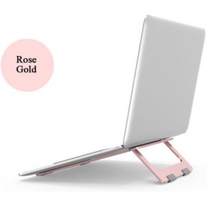 Verstelbare Aluminium Opvouwbare Laptop Stand Desktop Notebook Houder Bureau Laptop Stand Voor 7-15 Inch Macbook Pro Air