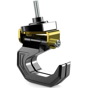 TIOODRE Aluminium Motorfiets Bagage Helm Dubbele Haak Mount Motor Scooter Helm Houder Tas Haak Hanger Met Schroef