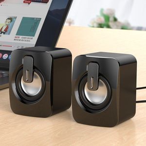Computer Desktop Speakers Bedrade Usb Mini Subwoofer Audio Speaker Stereo Surround Diepe Bass Home Theater Multimedia Luidsprekers