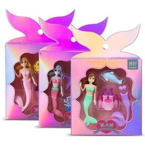 Kawaii Leuke Gum Set Mermaid Prinses Gummen Voor Kinderen School Student Items Leuke Gum Voor Meisjes