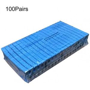 100 Paren/set Pack Nail Art Tenen Afscheiders Anti-Kras Zachte Spons Gel Uv Gereedschap Polish Manicure Pedicure Gereedschap Voor volwassen