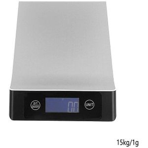 5Kg/10Kg/15Kg-1G Elektronische Keuken Weegschaal Rvs Voedsel Schaal voor Koken Bakken Kg/Tl/Lb/Oz/G/Ml Весы
