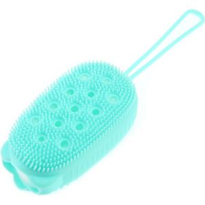 Creatieve Dubbelzijdig Douche Borstel Massage Borstel Siliconen Badkamer Backrubbing Cleaning Tools Body Scrubber