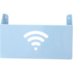 Draadloze Wifi Router Opbergdoos Plug Board Beugel Wandplank Opknoping Box Wood-Plastic Kabel Container Home Decor
