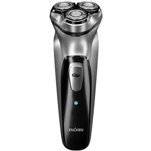 3D Drijvende Elektrische Scheerapparaat 3 Hoofd Rotary Wasbare Scheermes Mannen Baard Scheren Trimmer Usb Opladen Draadloze Machine