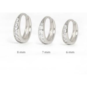 Inmaker Minimalis 925 Sterling Zilveren Oor Bone Gesp Hoepel Oorbellen Voor Vrouwen Mannen Party Bling Ziron Mujer Ronde Cirkel Pendients