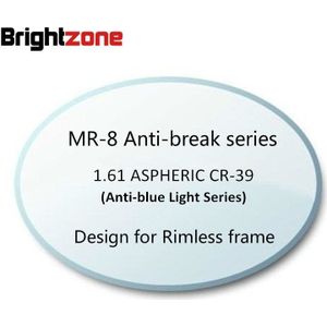 1.61 ASP MR-8 Anti-blauw Licht Computer Straling UV Bescherming HC Anti-Reflecterende CR-39 hars bril sterkte