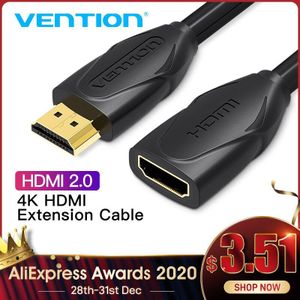 Ventie Hdmi Verlengkabel 4K 60Hz Hdmi 2.0 Man-vrouw Kabel Extender Voor Hdtv Projector Nintendo Switch PS4/3 Hdmi Kabel