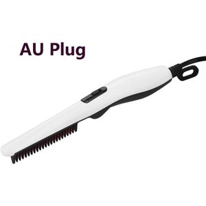 Elektrische Baard Stijltang Haarborstel Ijzer Kam Salon Hair Styling Tools Rechttrekken Baard Kam Borstel Haar Styler Voor Mannen