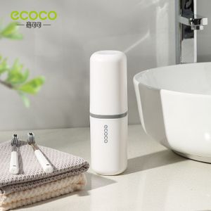 Ecoco Tandenborstel Case Eenvoudige Reizen Draagbare Wassen Cup Multi-Functionele Borstelen Doos Tand Mondwater Badkamer Set Huishouden