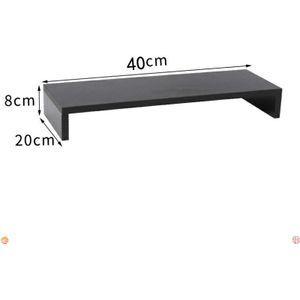Lift Monitor Desk Bosrijk Zwarte Computer Riser Universele Desk Stand Voor Desktop Monitor Laptop Antislip Bureau Riser Brack
