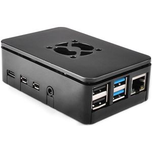 ABS Cooling Case Heatsink Shell Met Goede Warmteafvoer Ventilator Voor Raspberry PI 4 Model B 1 GB 2 GB 4 GB
