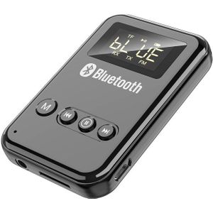 Buletooth Adapter Led Display 5.0 Ontvanger Zender Aux Audio 3.5Mm Jack Computer Tv Luidspreker Auto Fm Handsfree zender