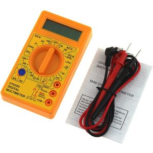 DT-830D Mini Pocket Digitale Multimeter 1999 Telt Ac/Dc Volt Amp Ohm Diode Hfe Continuïteit Tester Amperemeter Voltmeter Ohmmeter