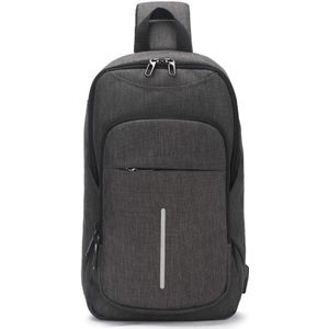 OZUKO Modieuze Draagbare Waterdichte Grote Capaciteit Oxford Stof USB Business Borst Messenger Bag Cross Body Bags
