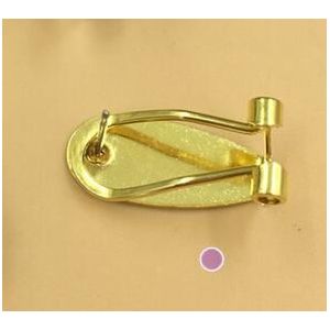 10 stks/partij 9x20mm Koper Stud Oorbellen Haak Oor clip Basisafstelling Originele Messing Goud/Verzilverd DIY Sieraden Accessoires
