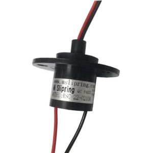 1Pc Wind Generator Geleidende Slip Ring 2-8 Draden 10A 250Rpm 220VDC/Ac Voor Wind Turbine diameter 22Mm Wind Generator