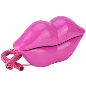 Lippen Telefoon Multi-Functionele Leuke Bureau Vaste Telefoon Thuis Kantoor Decoratie Set Huishoudelijke Stijlvolle Lip Telefoon