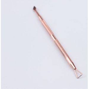 1Pcs Nagellak Remover Dode Huid Push Nail Manicure Cuticle Verwijderen Nail Tool Rvs Double Head Nail Remover schaafmachine