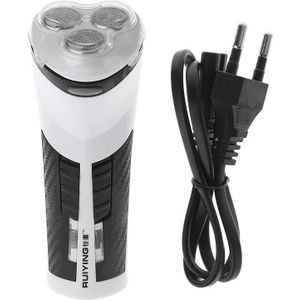 3D Rotary Draadloze Oplaadbare Mannen Elektrisch Scheerapparaat Scheerapparaat Baard Met Zaklamp