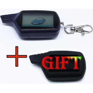 Starline B6 Twage Lcd Afstandsbediening Sleutelhanger Chain/Sleutelhanger Voor Voertuig Beveiliging Starline B6 Twee Weg Auto Alarm systeem