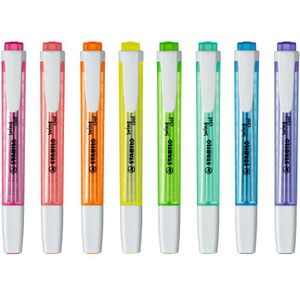 Stabilo Swing Cool Pastel Markeerstift Milkliner Markeerstift 275 Markers 3Mm Dikke Lijn School Briefpapier 8 Kleuren/Lot