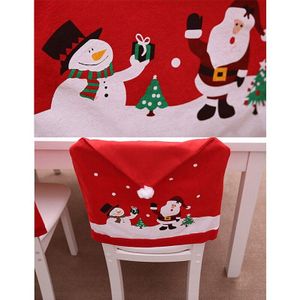 Kerst Decoratie Stoelhoezen Eetkamerstoel Seat Kerstman Thuis Party Decor Doek