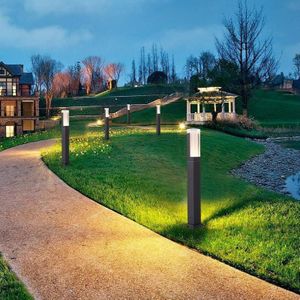 Waterdichte Led Tuin Gazon Lamp Eenvoudige Moderne Outdoor Gangpad Binnenplaats Villa Landschap Lantaarnpaal Led Tuin Licht