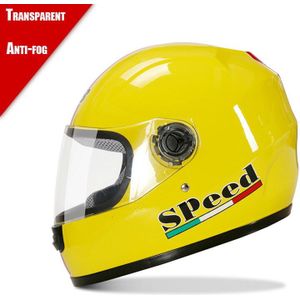 Motorfiets Integraalhelm Abs Verwijderbare Scraf Slijtvaste Anti-Fog Snelheid Beschermende Cap Unisex Winter Helm