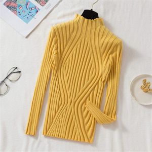 Herfst Winter Vrouwen Truien Gebreide Trui Elasticiteit Jumper Coltrui Truien Warme Vrouwelijke Truien Trek Femme