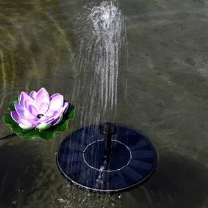Waterpomp vijver zonne-energie zonne-energie 1. 180 l 2 W/H Zwemfontein met zonne-waterpomp, 3 sproeiers voor tuin aquarium Waterpomp vijver zonne-energie zonne-energie 1. 180 l 2 W/H Zwemfontein met zonne-waterpomp, 3 sproeiers voor tuin aquarium