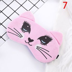 Leuke Eye Cover Travel Rest Eye Band Slapen Aid Kids Eye Blinddoek Slaap Oogmasker Slaapmasker Katoen Kat Ooglap Slapen masker