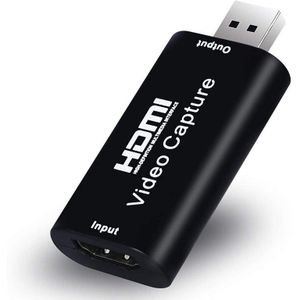Hd Capture Kaart, 4K Hdmi Doorwerking USB2.0 1080P Game Audio En Video-opname Board, geschikt Voor PS4 Obs Youtub