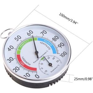 Temperatuur En Vochtigheid Analoge Indicator Indoor Outdoor Thermometer Hygrometer 35ED