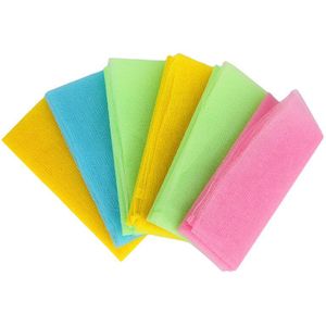Exfoliërende Nylon Bad Douche Body Schoonmaken Wassen Schrobben Handdoek Scrubbers