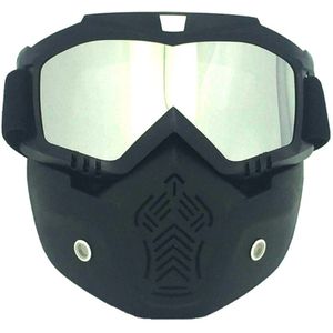 1Pc Motorfiets Gezichtsmasker Motor Bril Off-Road Apparatuur Helm Goggles Voor Tieners Mannen