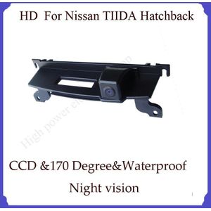 Parkeer camera voor nissan CCD HD nachtzicht Auto backup achteruitrijcamera Voor Nissan TIIDA Hatchback camera terug